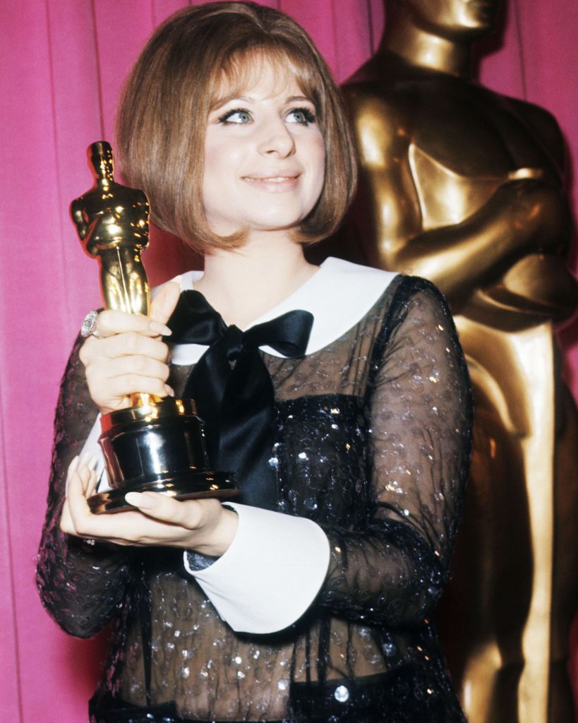 Barbra Streisand attends 1969 Oscars