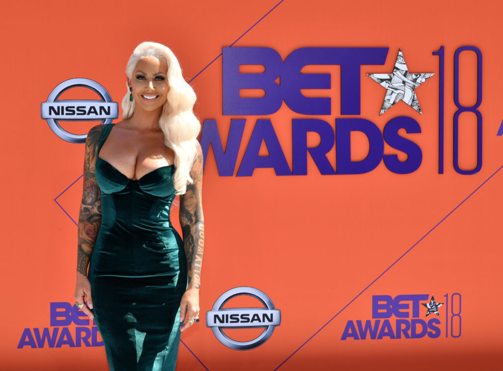 Amber Rose attends the 2018 BET Awards
