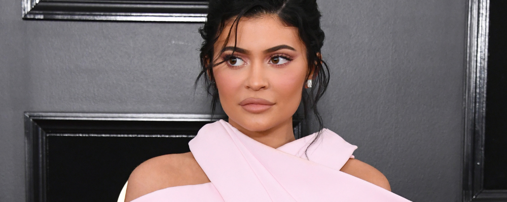 Kylie Jenner attends 2019 Grammys wearing pink Balmain haute couture jumpsuit